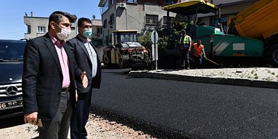 Osmangazi'den 1 yılda 55 bin 700 ton asfalt