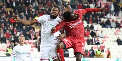 Sivasspor, ligde 6. mağlubiyetini yaşadı