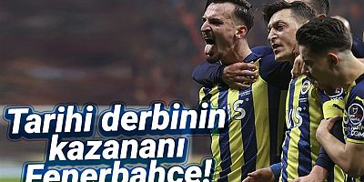 Tarihi derbinin kazanını Fenerbahçe