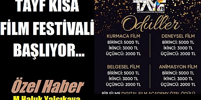 Tayf Kısa Film Festivali Başlıyor...