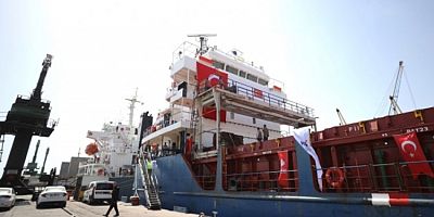 Türkiye'nin 8'inci insani yardım gemisi Gazze için yola çıktı