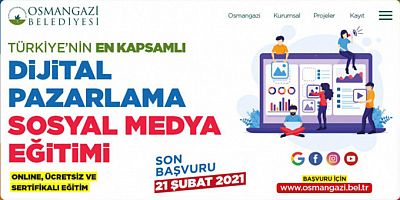 Türkiye'nin en kapsamlı dijital pazarlama eğitimi