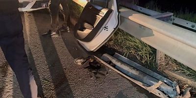 Vali Yavuz, kaza yapan polislerin sağlık durumlarının iyi olduğunu açıkladı
