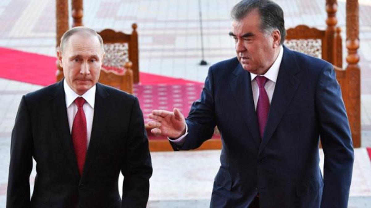 Tacikistan Cumhurbaşkanı Putin'in gözlerine bakarak sitem etti! Salon bir anda buz kesti