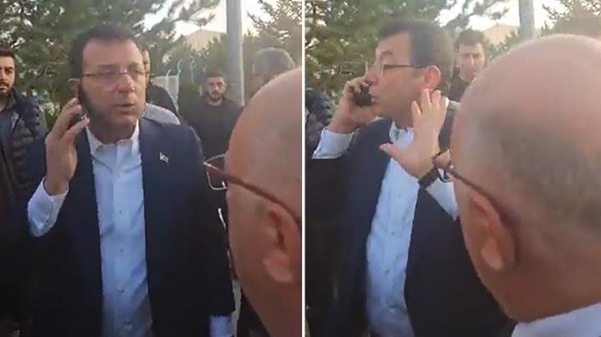 Taşlı saldırı sonrası Erzurum Valisi ile telefonda görüşen İmamoğlu sinirlerine hakim olamadı: Sen dua et böyle konuşuyorum