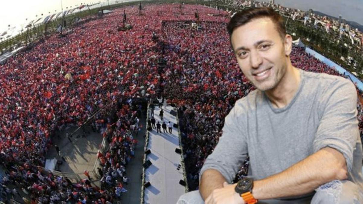 Ünlü şarkıcı Mustafa Sandal, 2014'teki Erdoğan mitingini Millet İttifakı'nın İstanbul buluşması diye paylaştı
