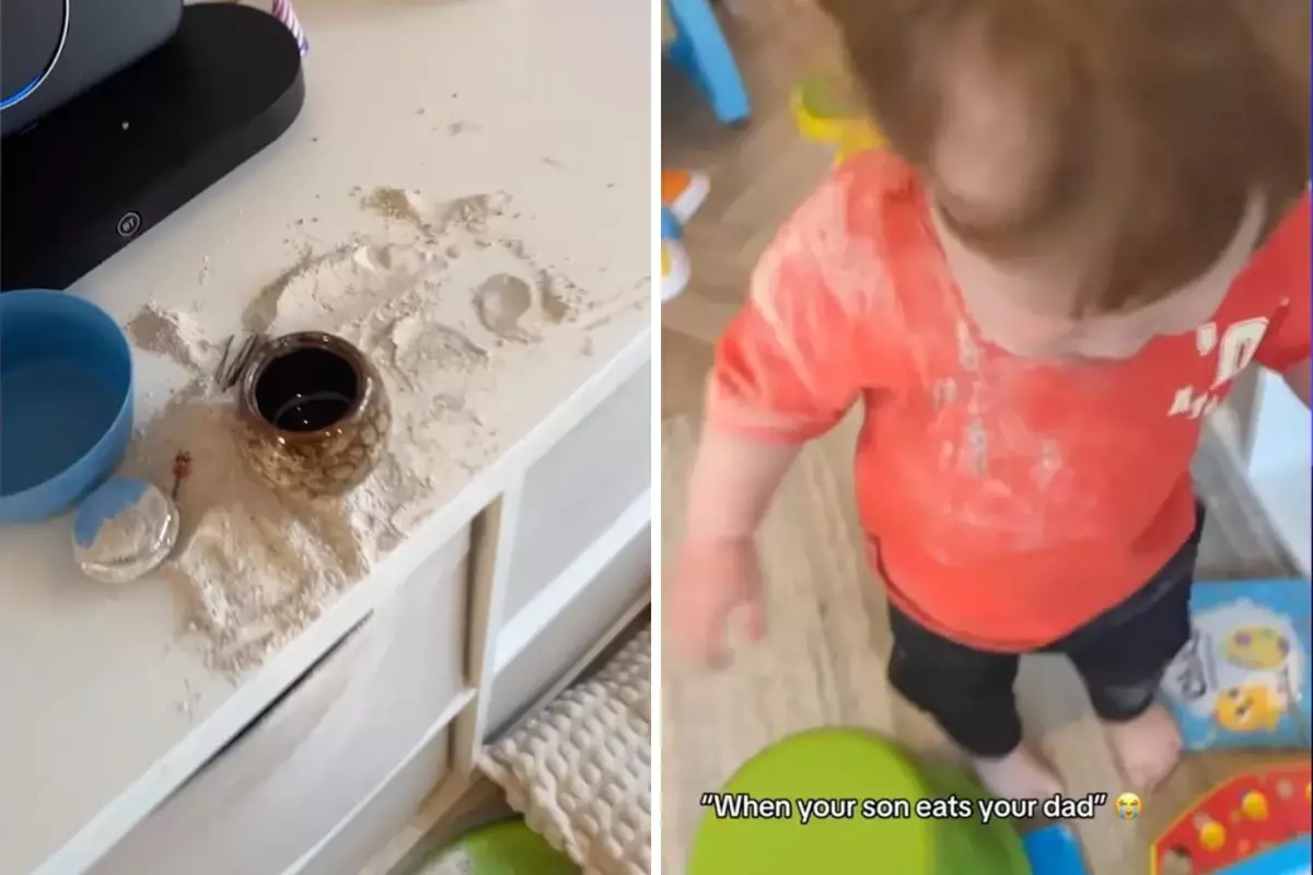 1 yaşındaki oğlu babasının küllerini yedi, anne şoke oldu