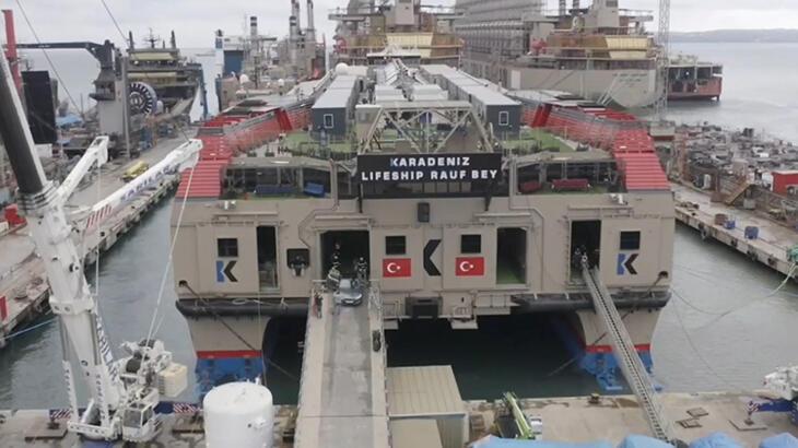 2 bin kişilik Rauf Bey gemisi Hatay'a gidiyor