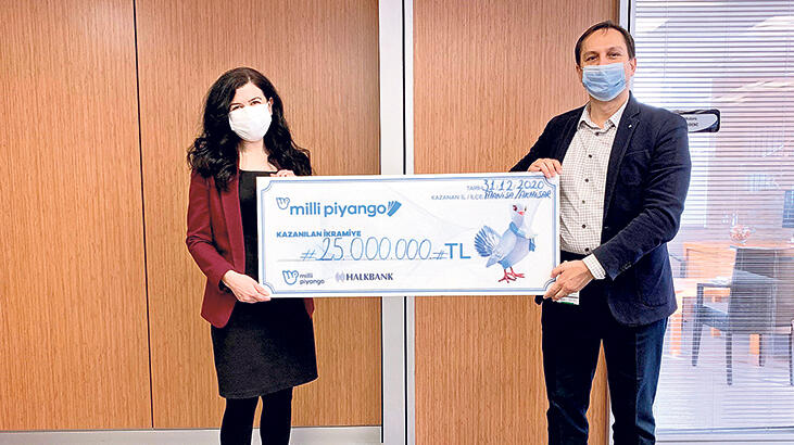 25 milyon TL’nin talihlisi çeki aldı