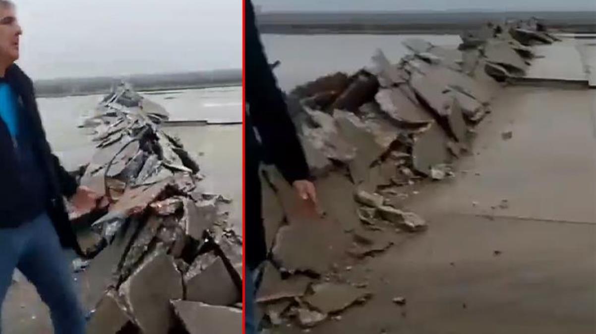 7.4'lük deprem sonrası Hatay Havalimanı'nın pisti enine doğru yarıldı