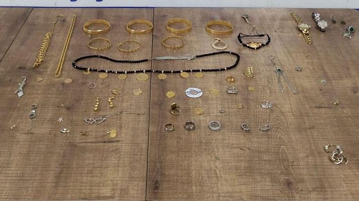 75 parça altın çalan 6 kişi kıskıvrak yakalandı