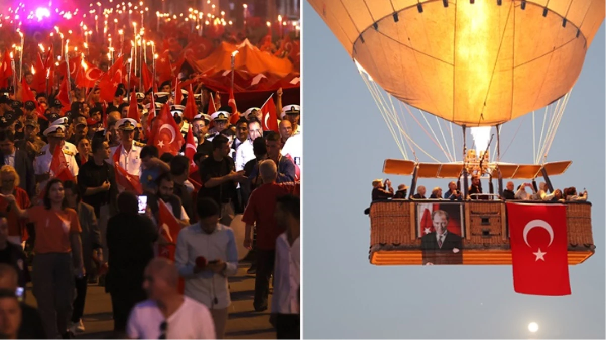 81 ilden görüntü yağıyor! Cumhuriyetin 100. yılı yurt genelinde coşkuyla kutlanıyor