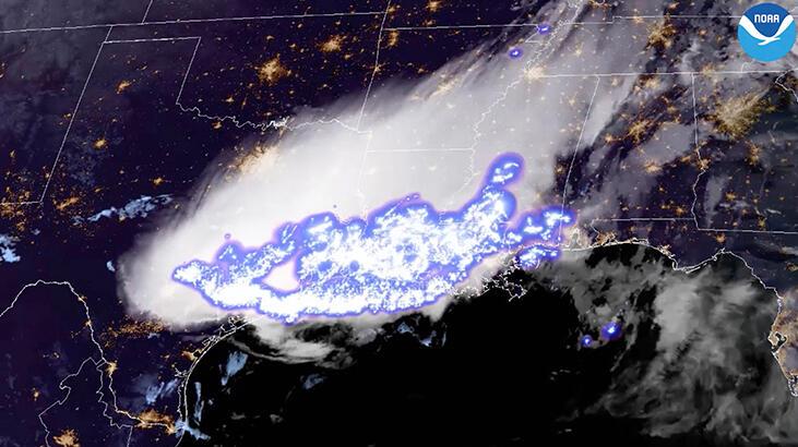 ABD'de 'en uzun şimşek' rekoru: Tam 768 kilometre!