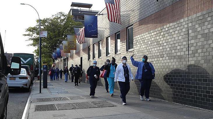 ABD'de son 24 saatte Kovid-19 nedeniyle 532 kişi hayatını kaybetti