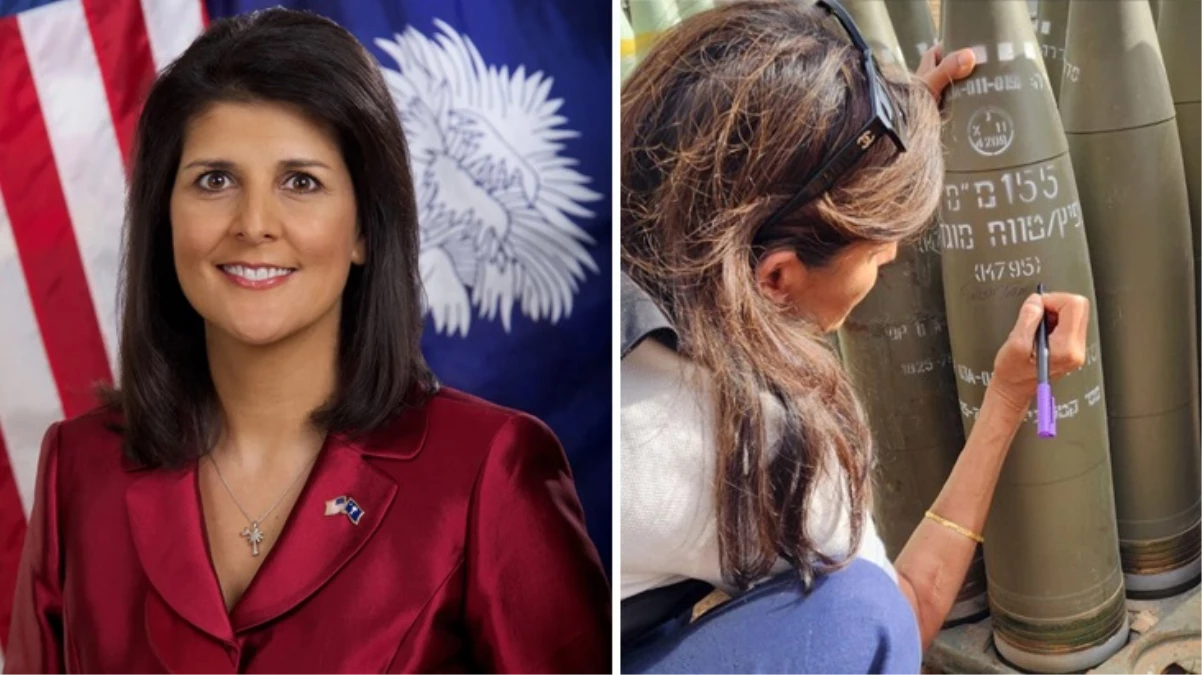 ABD'nin eski BM Temsilcisi Nikki Haley İsrail'de top mermisine 