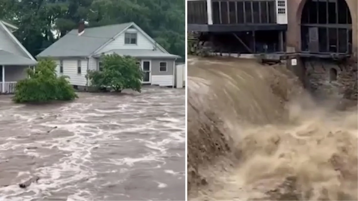 ABD'nin New York ve New England eyaletlerini sel yıktı geçti