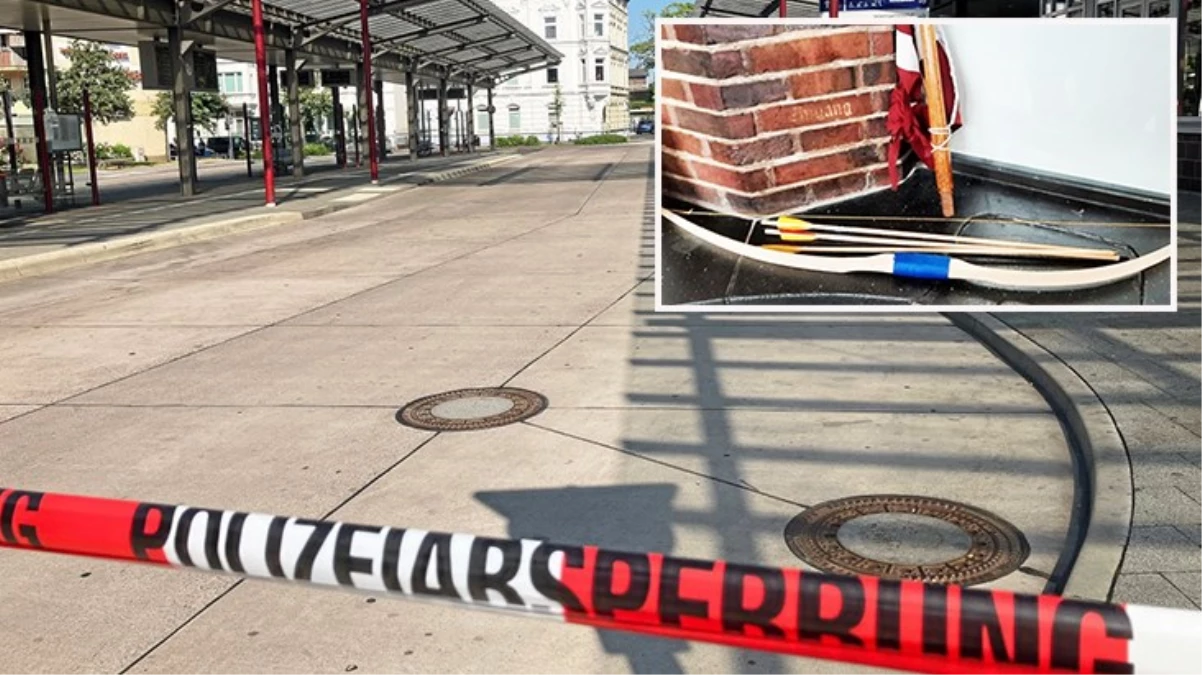 Almanya'da tren istasyonunda oklu saldırı! Ekipler aşırı sağcı olup olmadığını araştırıyor