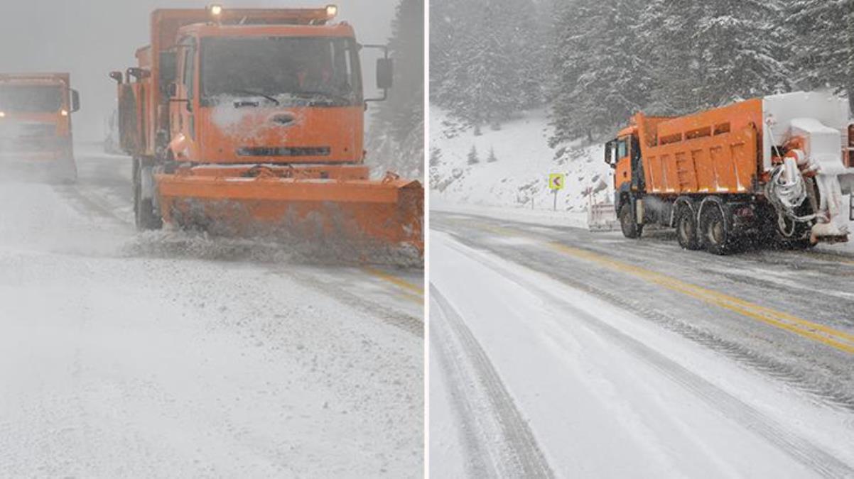 Antalya nisan ayının sonunda beyaza büründü! Kar kalınlığı 15 santimetreye ulaştı