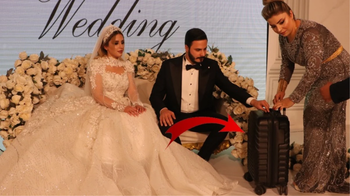 Aşiret düğünün 6 milyon TL para, bir valiz dolusu da altın toplandı