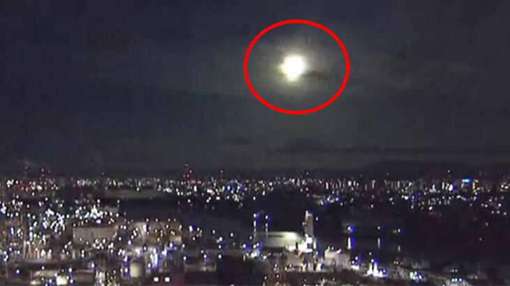 Atmosfere girdi, ateş topuna döndü!