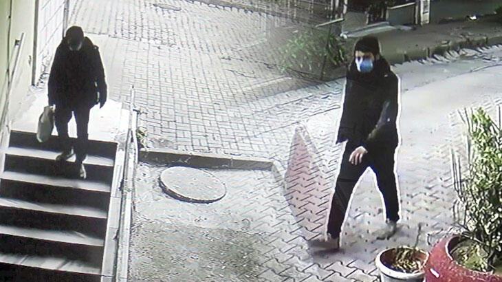 Avcılar'da cami tuvaletlerindeki muslukları çalma girişimi kamerada