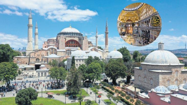 Ayasofya’ya namaz turları başladı