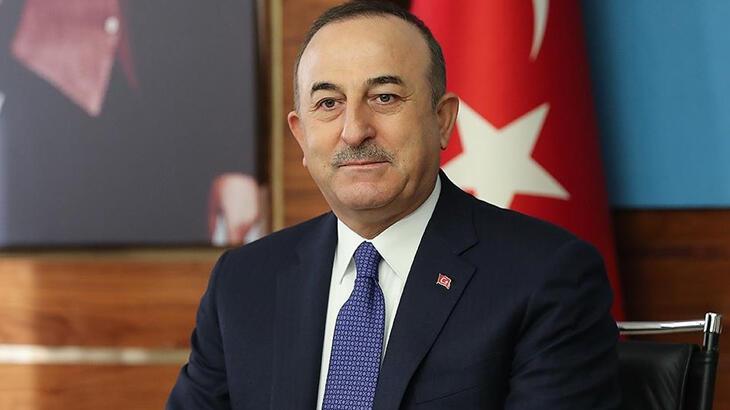 Bakan Çavuşoğlu, Fransız mevkidaşı ile görüştü