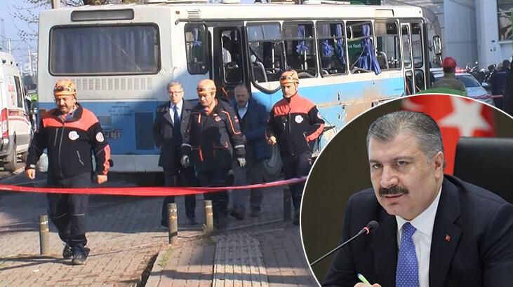 Bakan Koca'dan patlamada yaralananların sağlık durumuyla ilgili açıklama