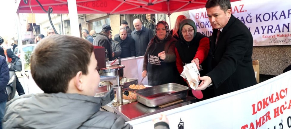 Başkan Aydın’dan Kayınvalidesinin Hayrına Lokma İkramı