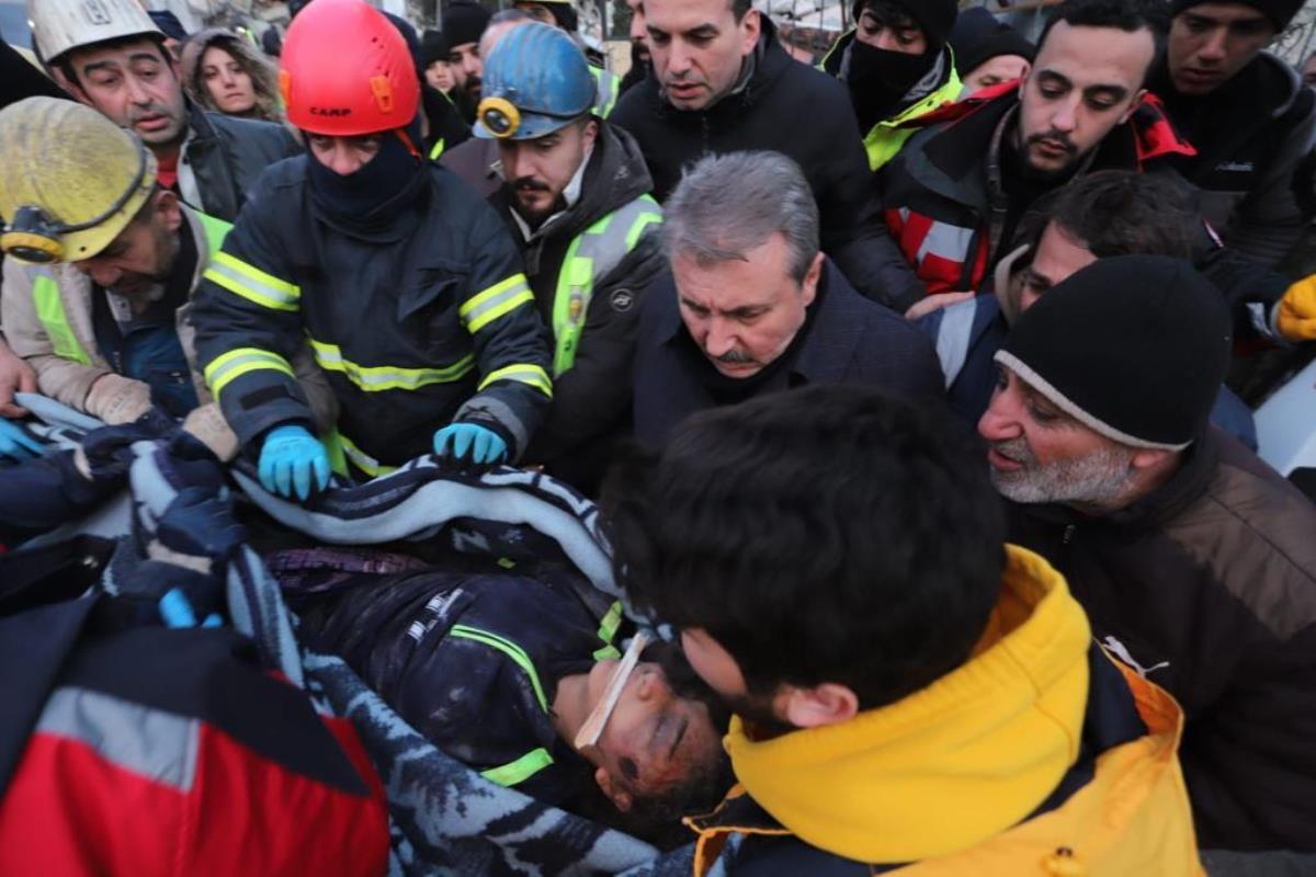 BBP Genel Başkanı Destici, deprem bölgesinde