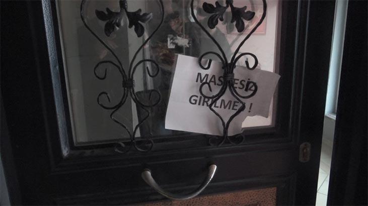 Berberden girilen kahvehaneye polis baskını