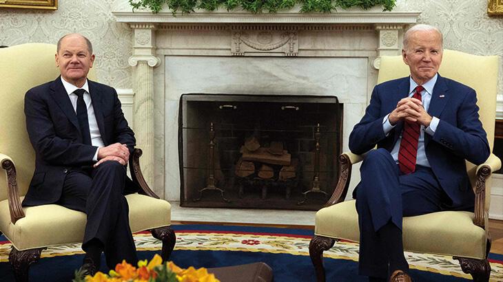 Beyaz Saray'da Biden-Scholz görüşmesi