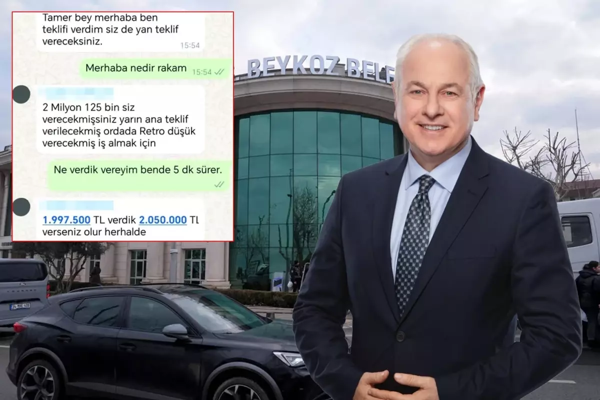 Beykoz Belediyesi'ndeki ihale yolsuzluğu WhatsApp yazışmalarında