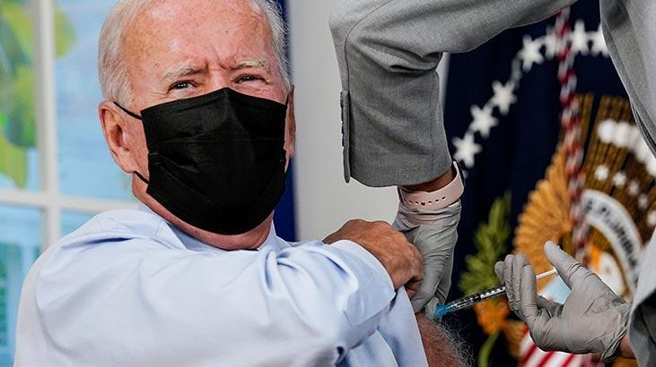 Biden 3. doz Kovid-19 aşısını kameraların karşısında oldu