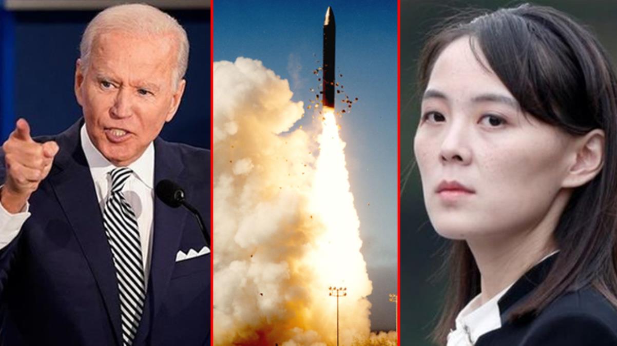 Biden döneminde bir ilk! Kuzey Kore füze fırlattı...