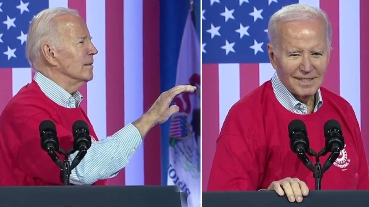 Biden'a soğuk duş! Konuşması 