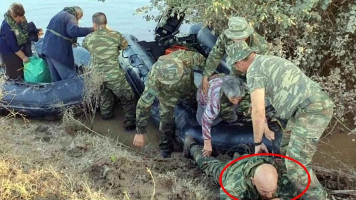 Bir fotoğraf karesi yetti! Yunanistan'da kahraman ilan edilen asker