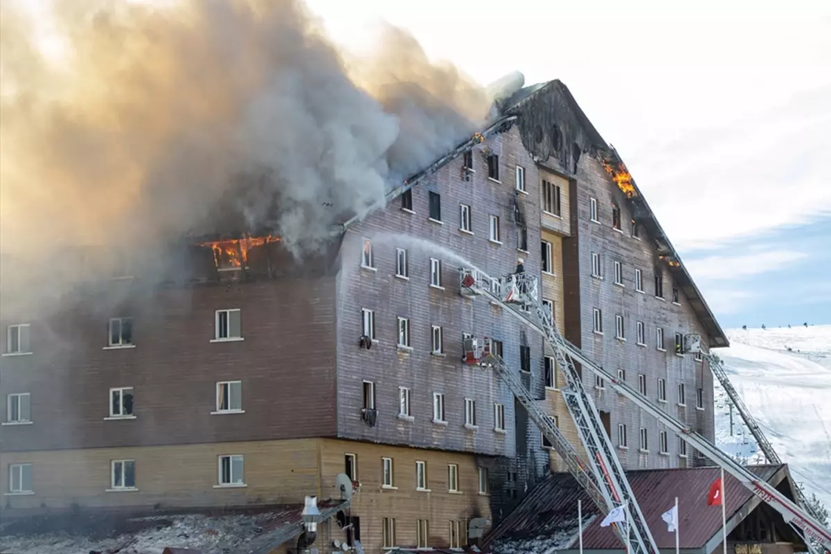Bolu Kartalkaya'daki otel yangınına ilişkin 7 zanlı daha tutuklandı