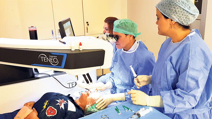 Bozuk gözler için yeni lazer tekniği