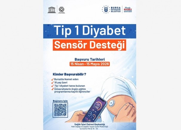 Bursa’da diyabetli öğrencilere sensör desteği