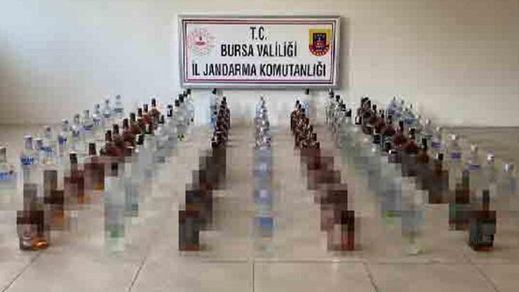 Bursa kaçak içki operasyonu!