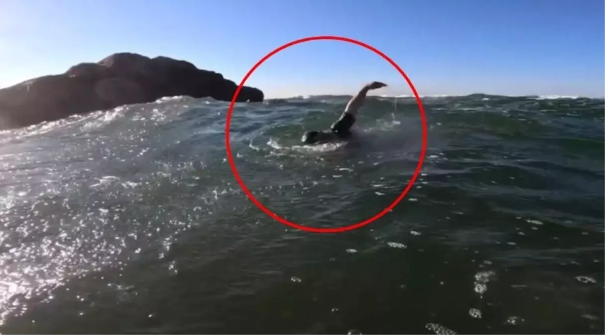 Bursa'da bir genç zihinsel engelli arkadaşının boğulma anını kaydetti