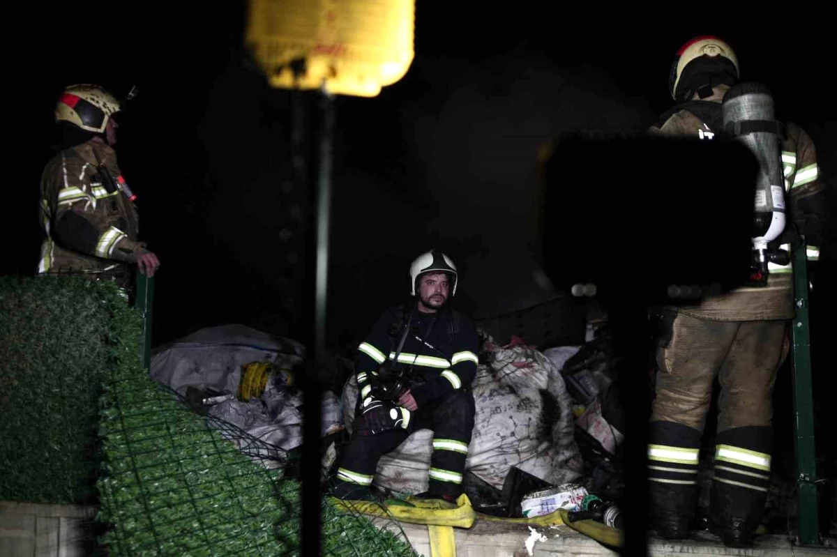 Bursa'da fabrikanın yanında yangın paniği