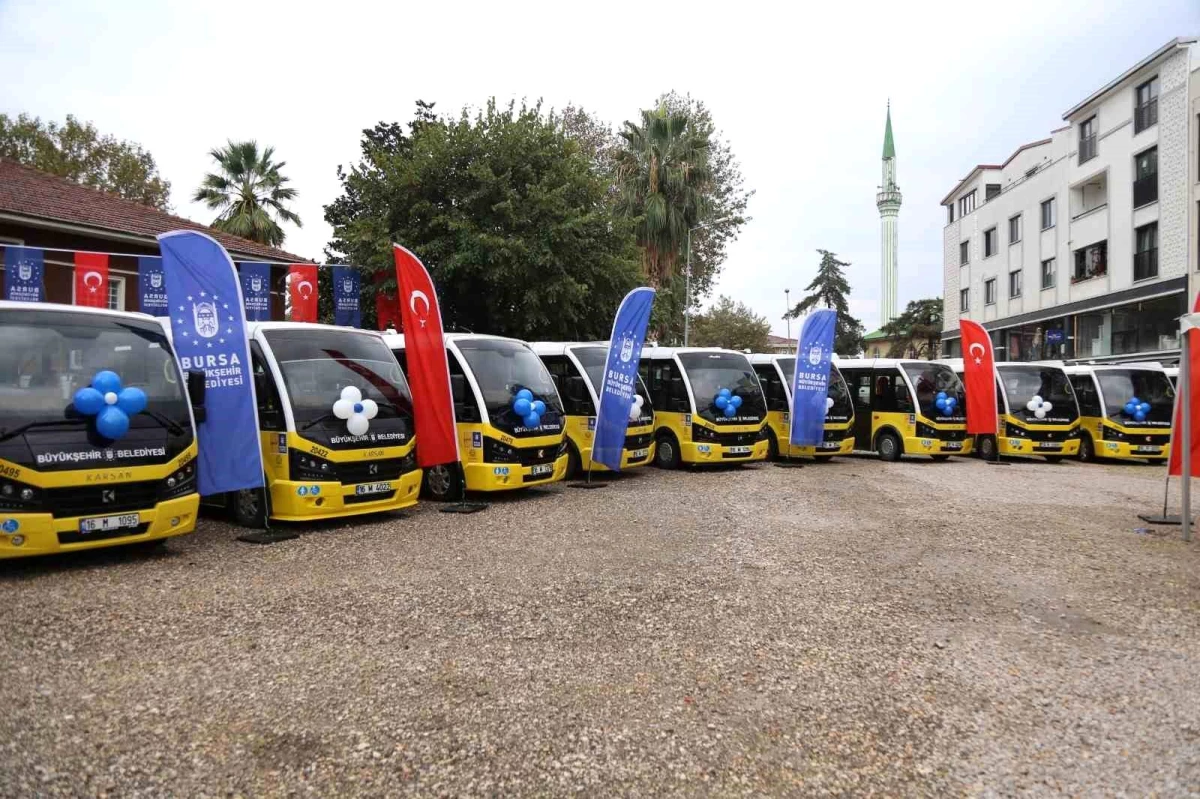 Bursa'da Gürsu minibüsleri BURULAŞ sistemine entegre edildi