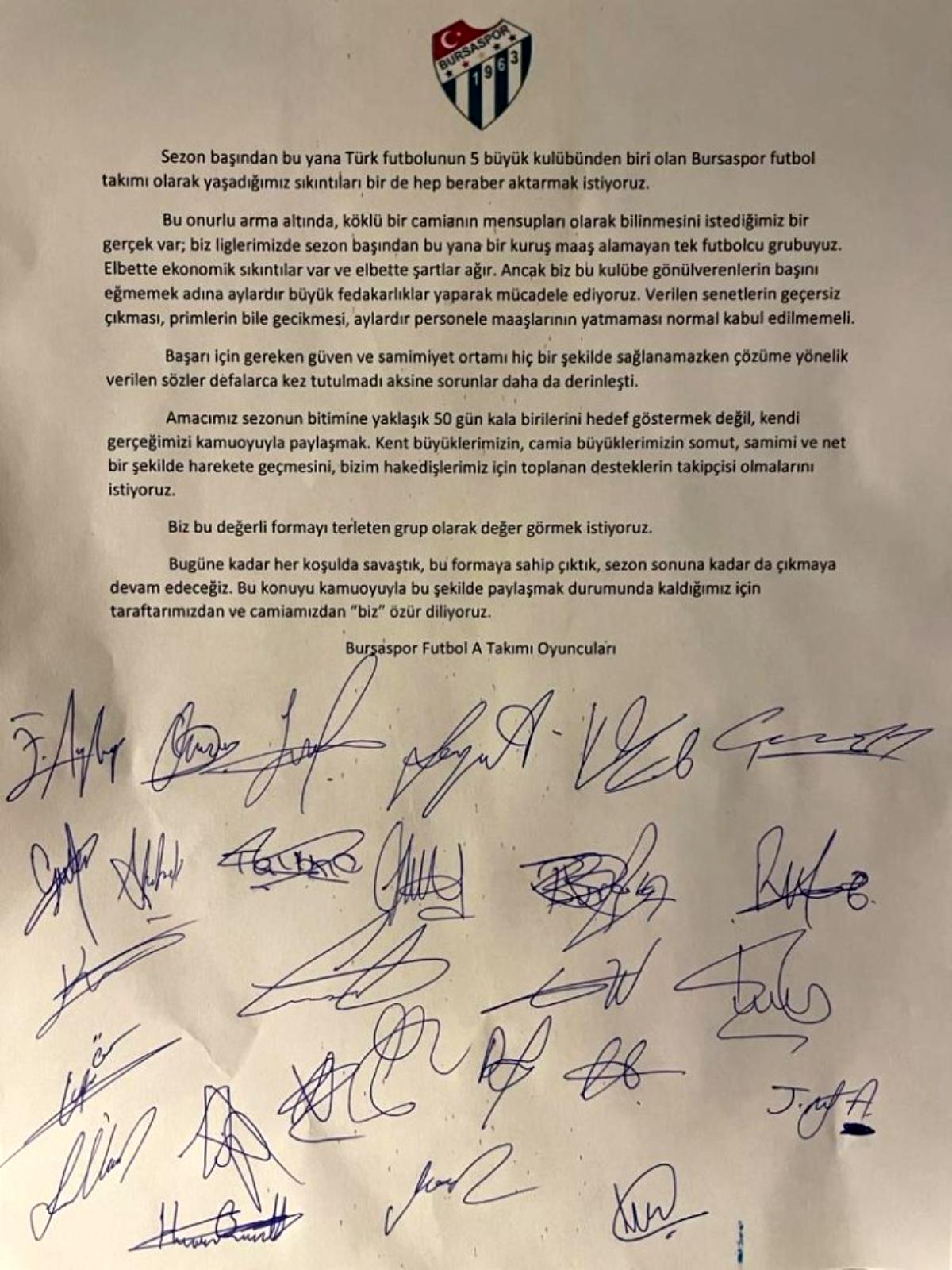 Bursasporlu futbolcular: 