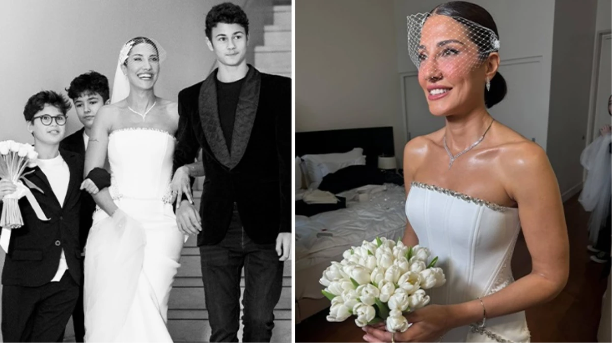 Çağla Şikel, ablasının düğününde eski sevgilisi Nail Gönenli ile şahit oldu