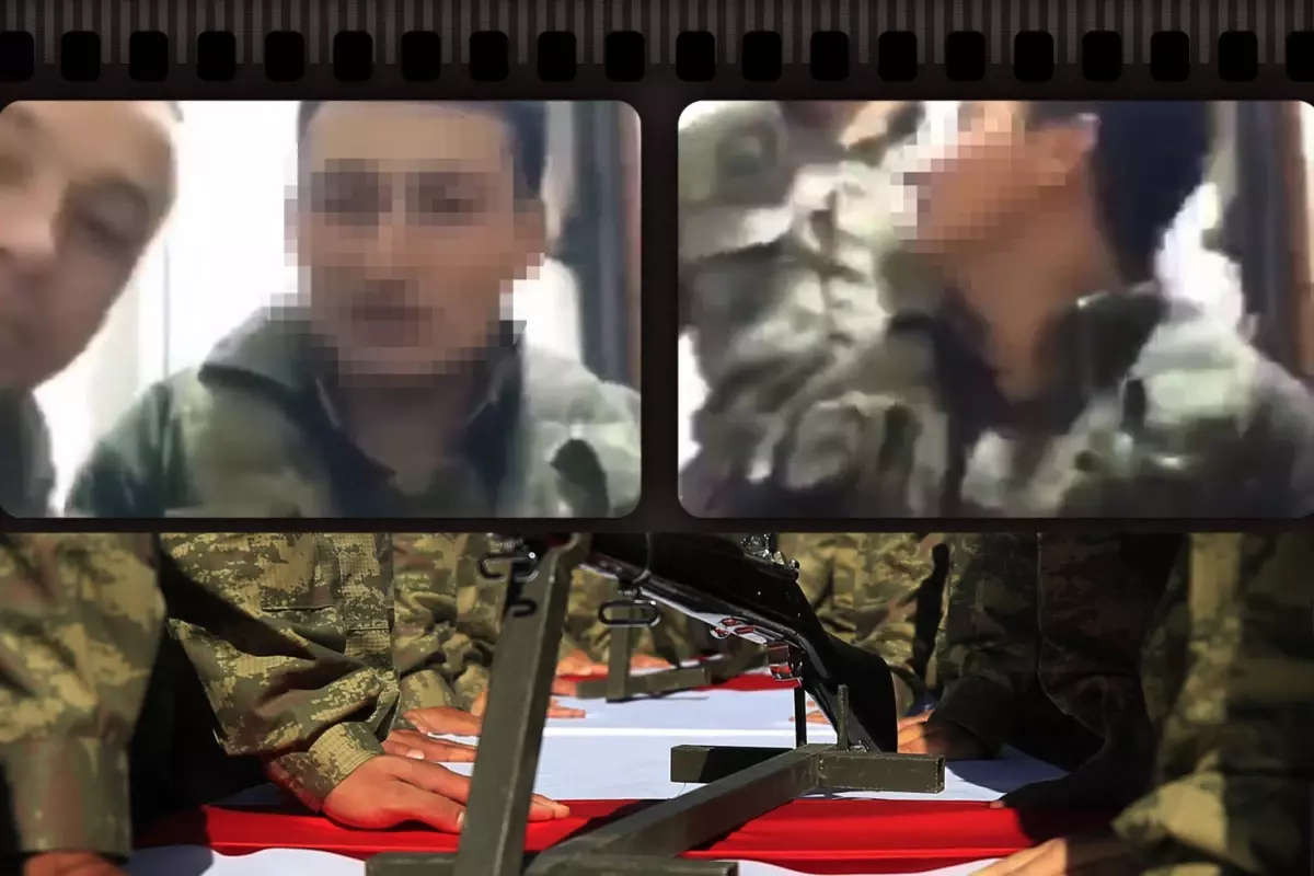 Canlı yayın açan askerler komutanlarına yakalanınca olanlar oldu