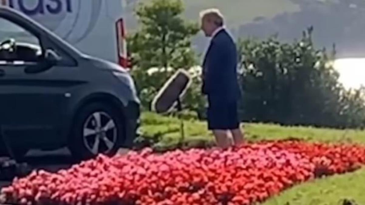 Canlı yayına ceket ve şortla çıkan muhabiri komşusu ifşa etti