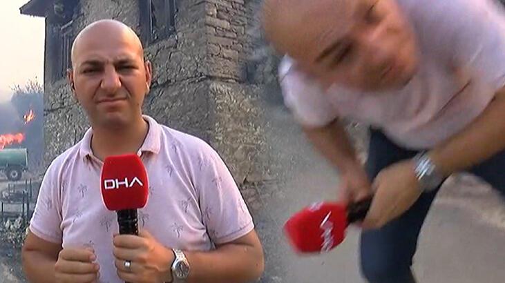 Canlı yayında faciadan dönüldü! 