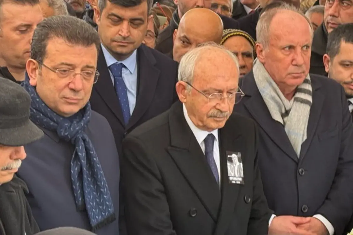Cenazeye damga vuran kare! Kılıçdaroğlu, İmamoğlu ve İnce yan yana saf tuttu